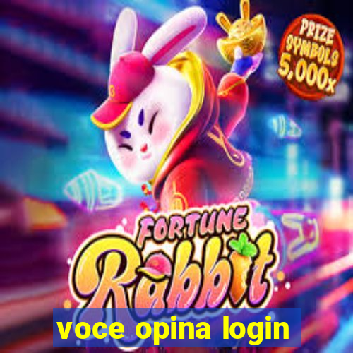 voce opina login